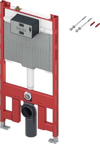 The TECEprofil toilet module with the Octa II cistern