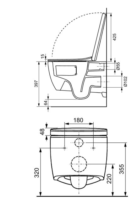 TECEloft Strichzeichnung