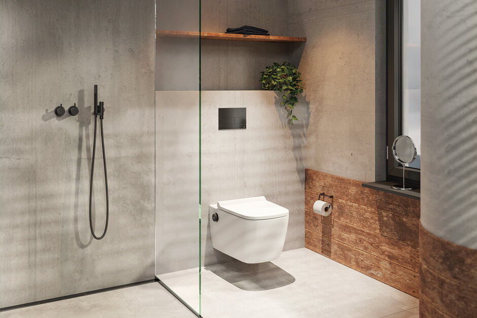 TECEsquare schwarz gebürstet